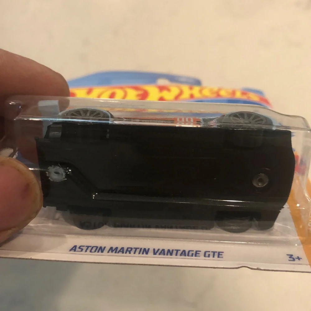Aston Martin Vantage GTE Toy Car - Blue and Orange